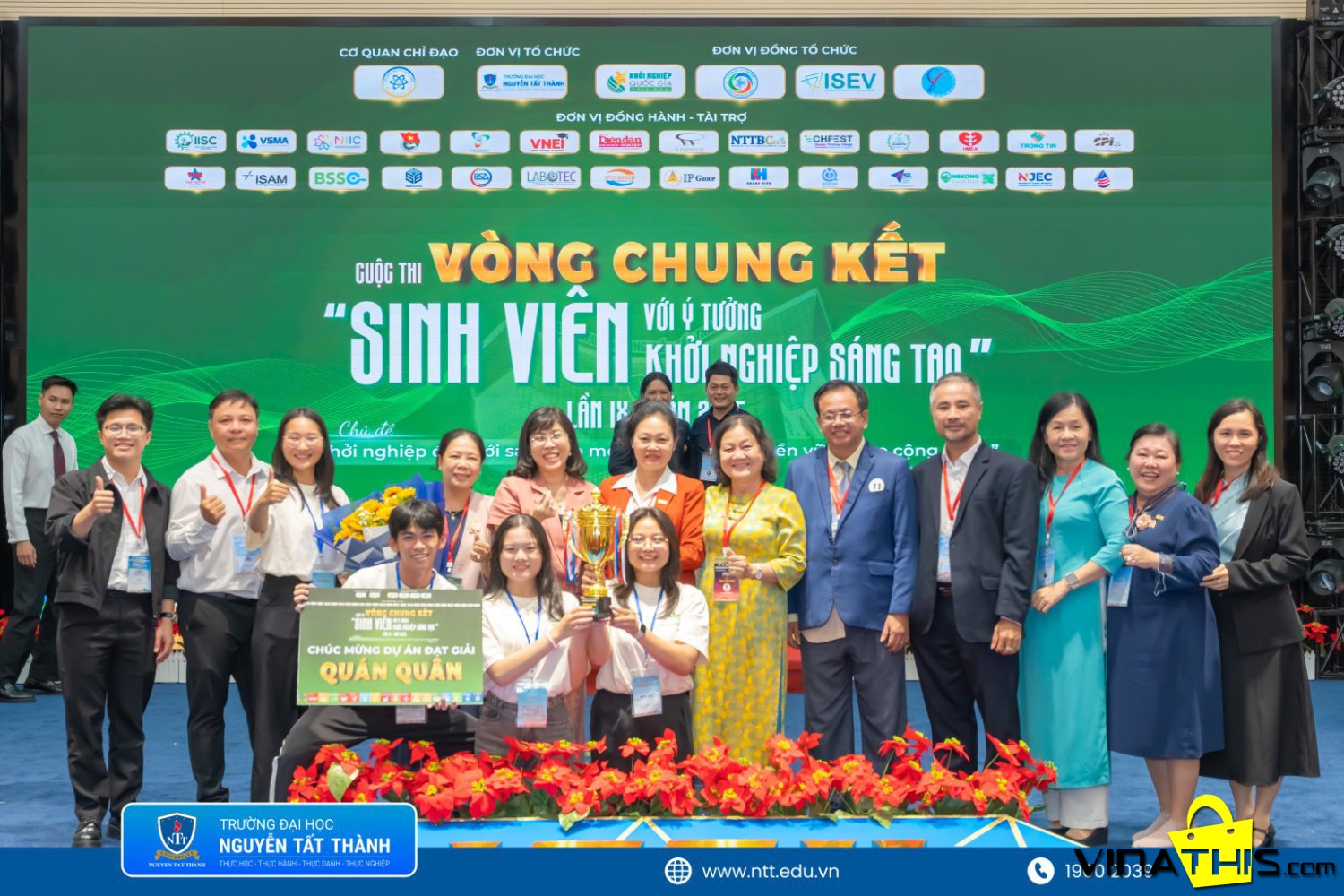 Tuổi trẻ NTTU ghi dấu ấn tại Chung kết “Sinh viên với Ý tưởng Khởi nghiệp Sáng tạo 2025”