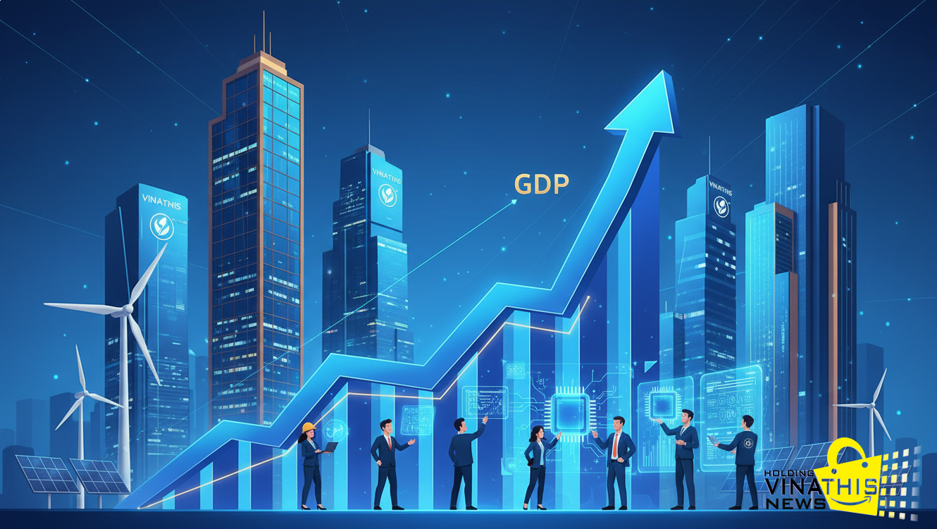 VIỆT NAM HƯỚNG TỚI MỤC TIÊU TĂNG TRƯỞNG GDP HAI CON SỐ TRONG THẬP KỶ TỚI