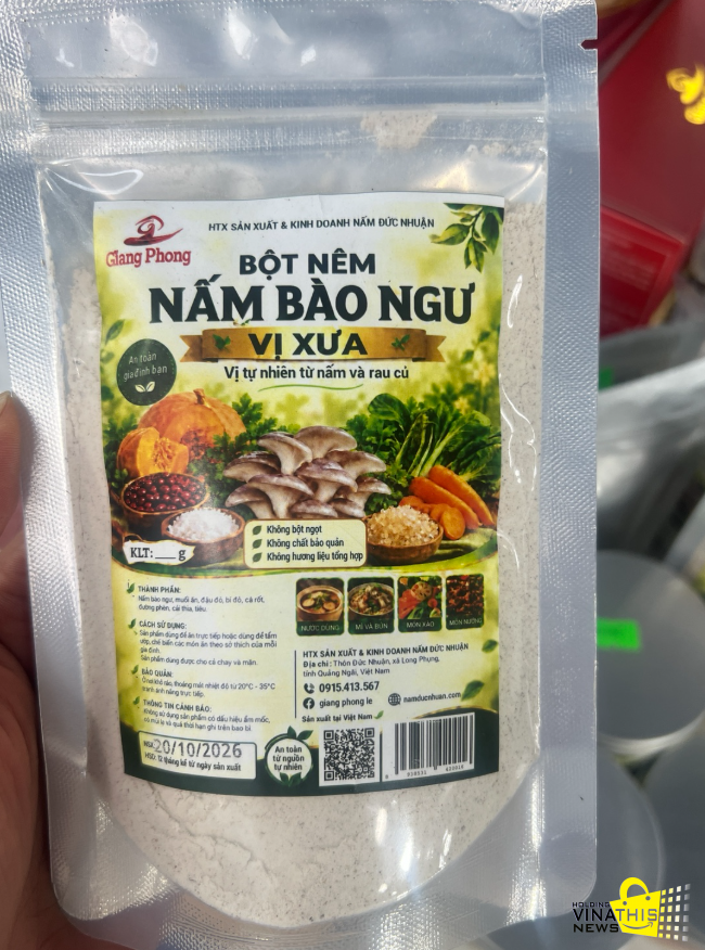 bột nêm nấm bào ngư vị xưa