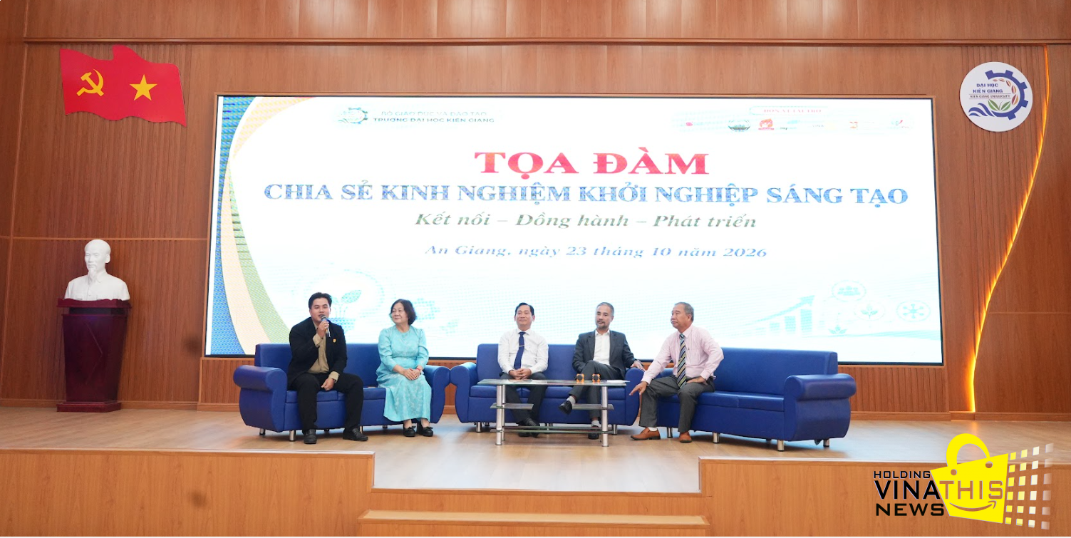 sinh viên Nguyễn Thành Đạt – Chủ nhiệm Câu lạc bộ Khởi nghiệp Trường Đại học Kiên Giang