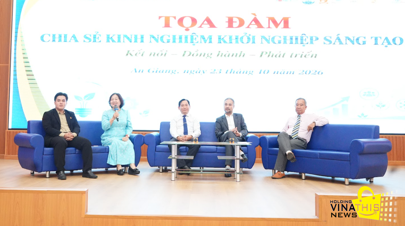 ThS. Huỳnh Hồng Mai – đại diện Trường Đại học Nguyễn Tất Thành (NTTU) chia sẻ kinh nghiệm tổ chức